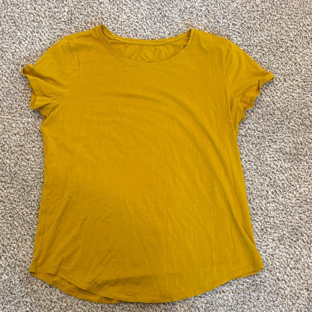 Lululemon Mustard Yellow Women's Top